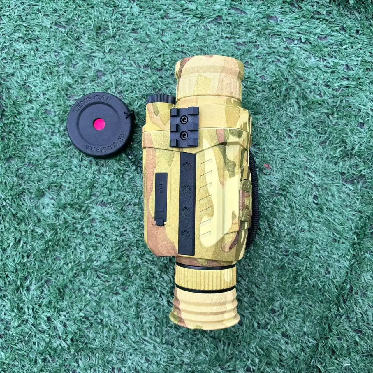 SUNCORE NV0535 Upgrade Version Night Vision Goggles Monocular with 5X Digital Zoom Scope in Black for Outdoor Activities