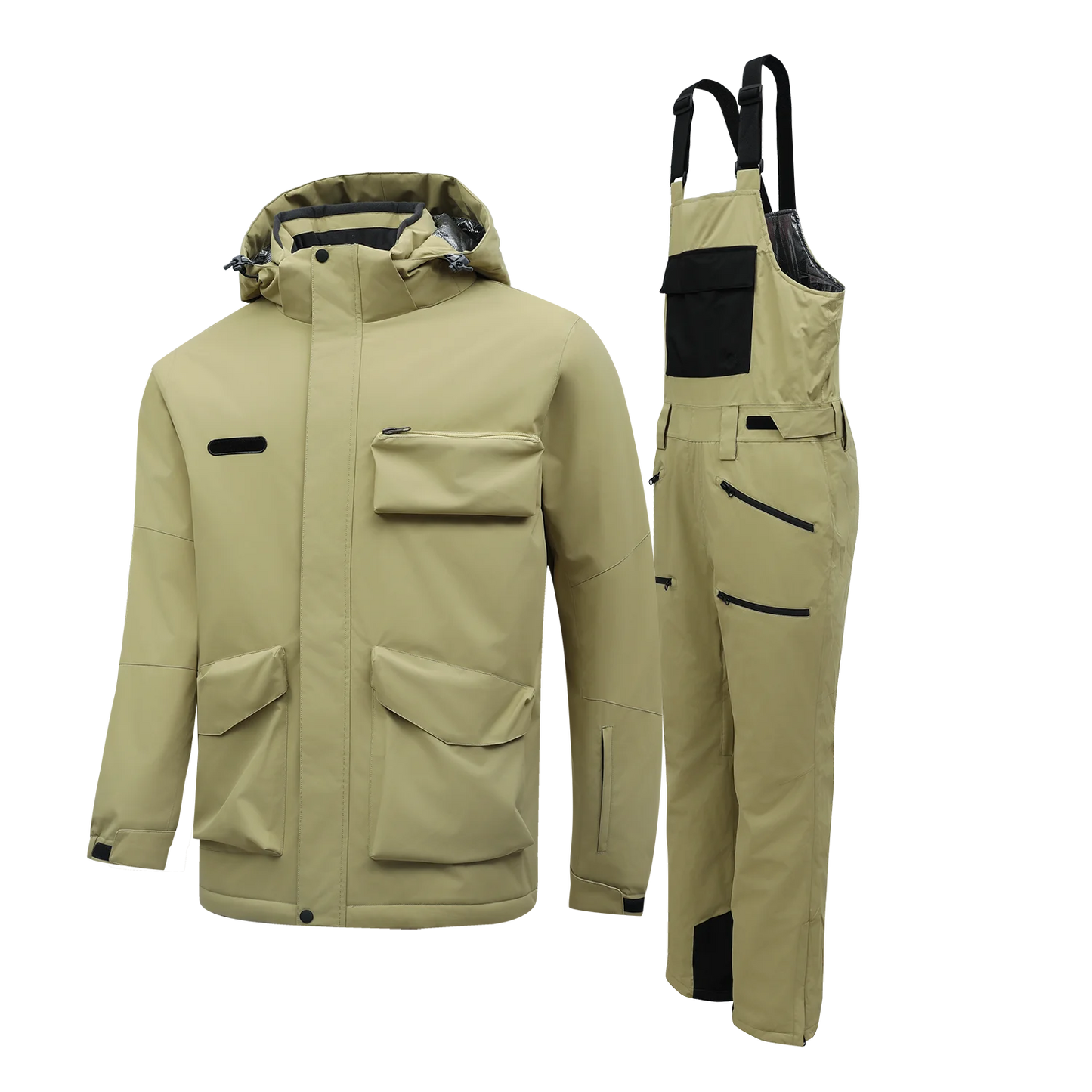 Top Selling Unisex Waterproof Jacket Hoodie Winter Overalls Outdoor Snow Wear Men Women Plus Sizes Warm Windproof Ski Suit