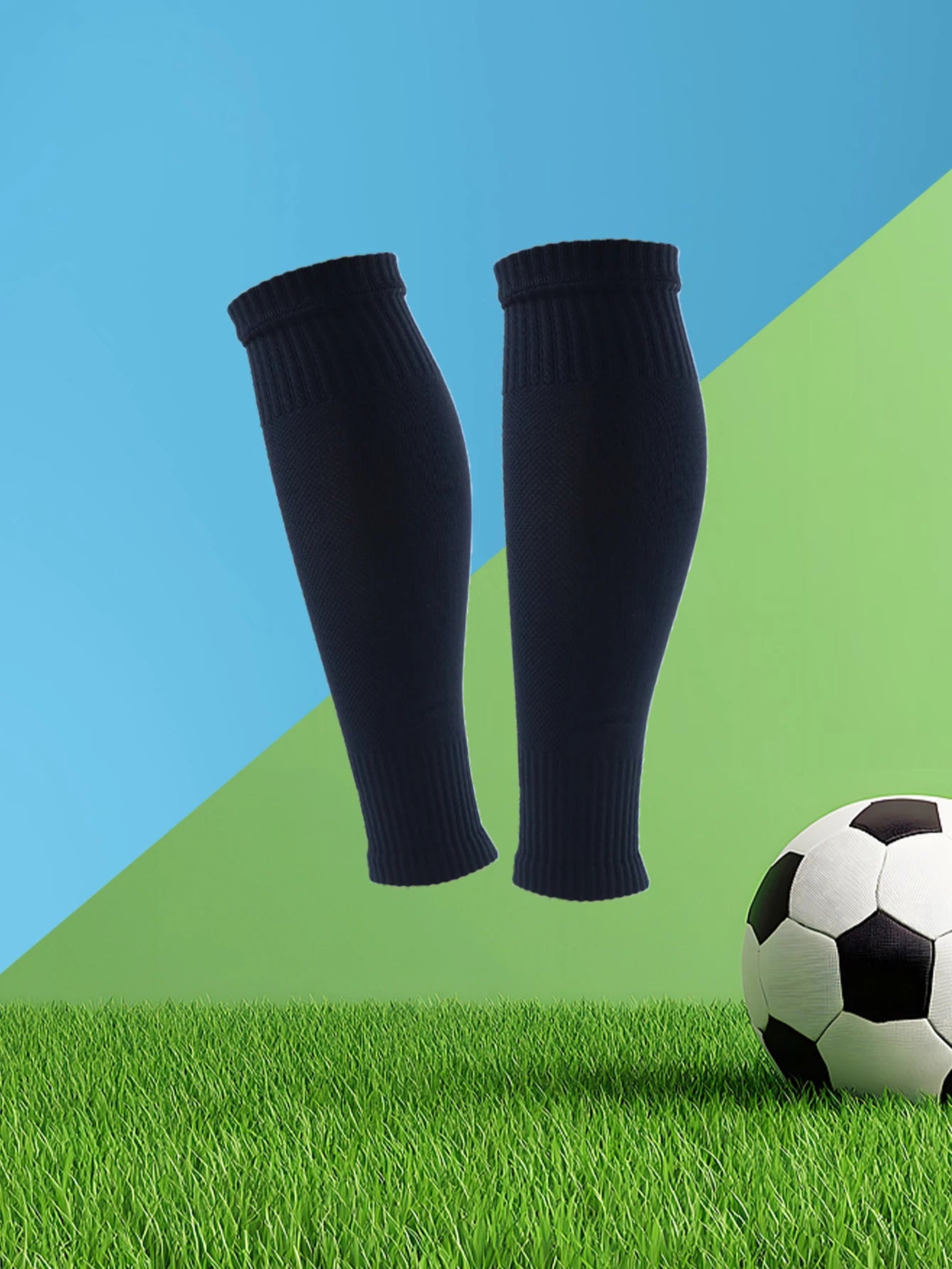 2 pairs of sports leg covers, calf socks, compression socks, and leg protectors