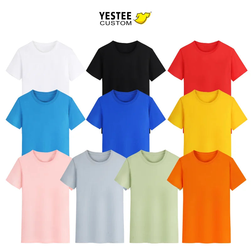 100% Cotton T Shirt  Custom Logo Make Your Design Logo Text Men Women Print Original Design High Quality Gifts Tshirt top