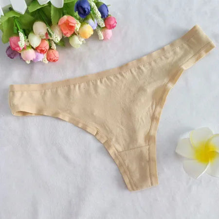 Sexy Thongs Women Tangas Cotton Briefs Lingerie Plus Size Transparent T Panty Underpant G String Panties Underwear T Back Girls