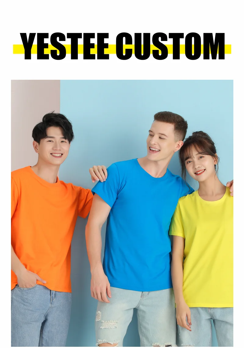100% Cotton T Shirt  Custom Logo Make Your Design Logo Text Men Women Print Original Design High Quality Gifts Tshirt top