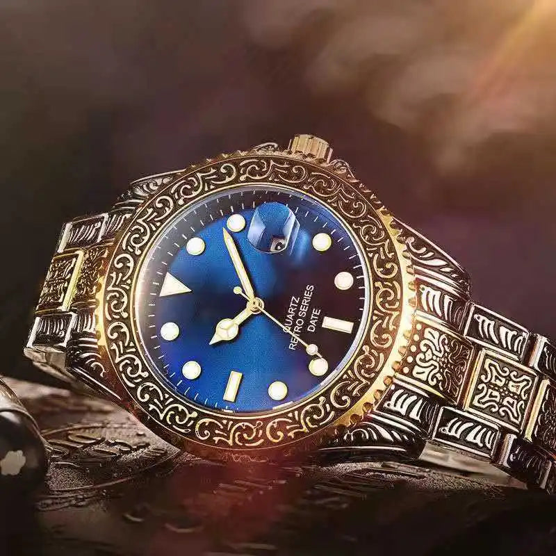 Men\'s watches Fashion copy Wristwatch Men watch Luminous Needle Calendar Male copy Watch montre homme