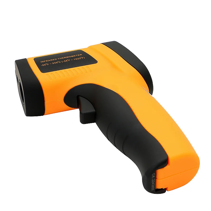 Handheld Digital Infrared Thermometer -50-380°C/-50-550°C Laser Temperature Meter LCD Display Temperature Gun For Industrial