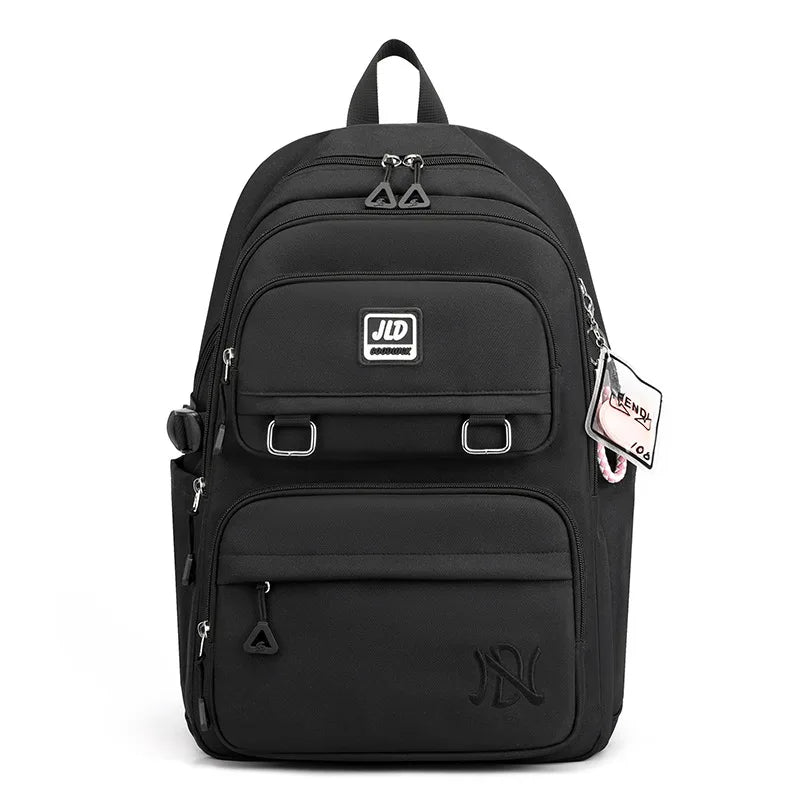 School Bag for Students Large Capacity Secondary School Pupils Backpack Lightweight Reduces Burden and Stress