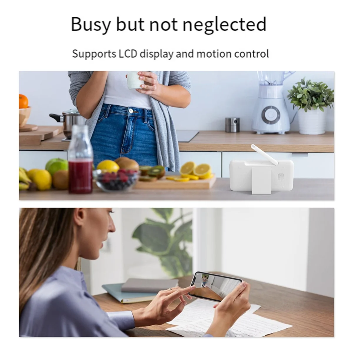 BABQ! Baby Monitor Two Way Talk Video Surveillance Camera Built-in Lullabies Smart Home US PLUG