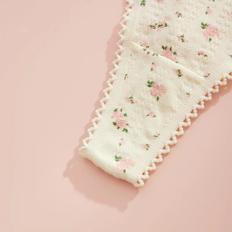 3pcs Fashion Cute Print Panties For Women Thongs Cotton Spring Summer Soft Lingeries Sexy Hot Bow Women'S Thong
