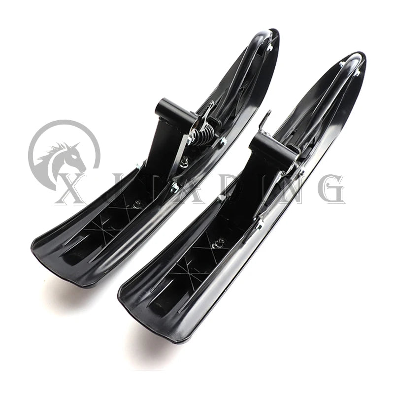 Motorcycle Front Skiboards Winter Snow Sledge For 110cc 125cc 150cc ATV UTV Buggy Electric Quad Go Kart Snowmobile Skiing Track