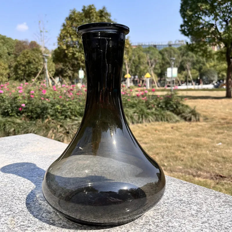 Big Size 26/20cm Hookah Base Glass Bottle Shisha Bottle Flask For Model Nargile Sheesha Narguile Chicha Cachimbas