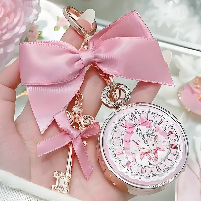 Flower Know Bunny Garde Series Makeup Tools Mini Makeup Mirror Hand-held Moisturizing Lip balm Cosmetic