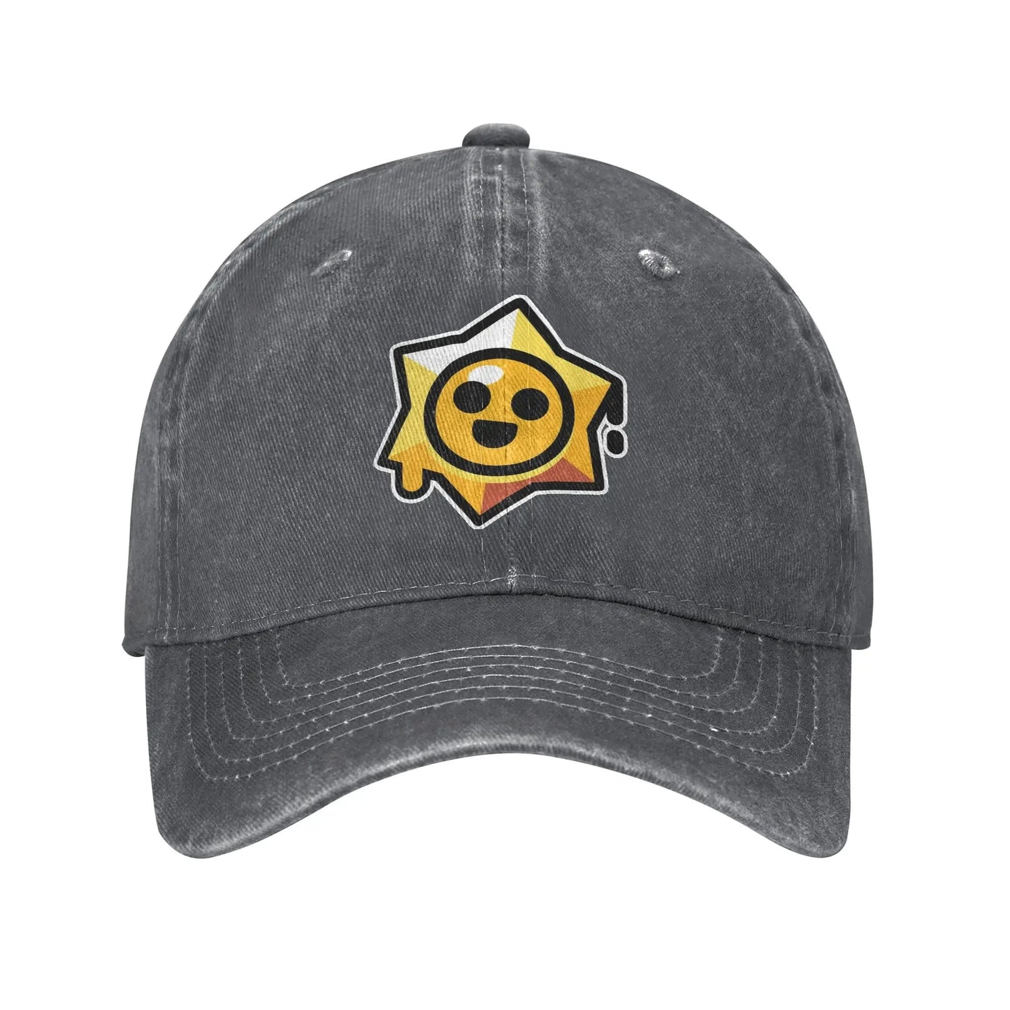 player B-Brawls Baseball Caps Retro Distressed Washed Sun Cap Unisex Style Outdoor Running Golf Adjustable Hats Cap