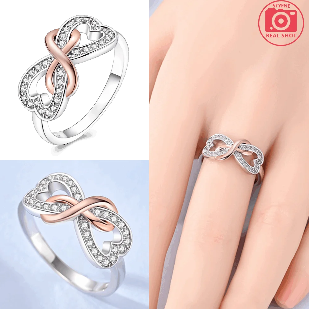 Sterling Silver 925 Sun Moon Heart Shiny Zircon Original Finger Ring Luminous Dreamcatcher Rings for Women Fine Jewelry Gifts