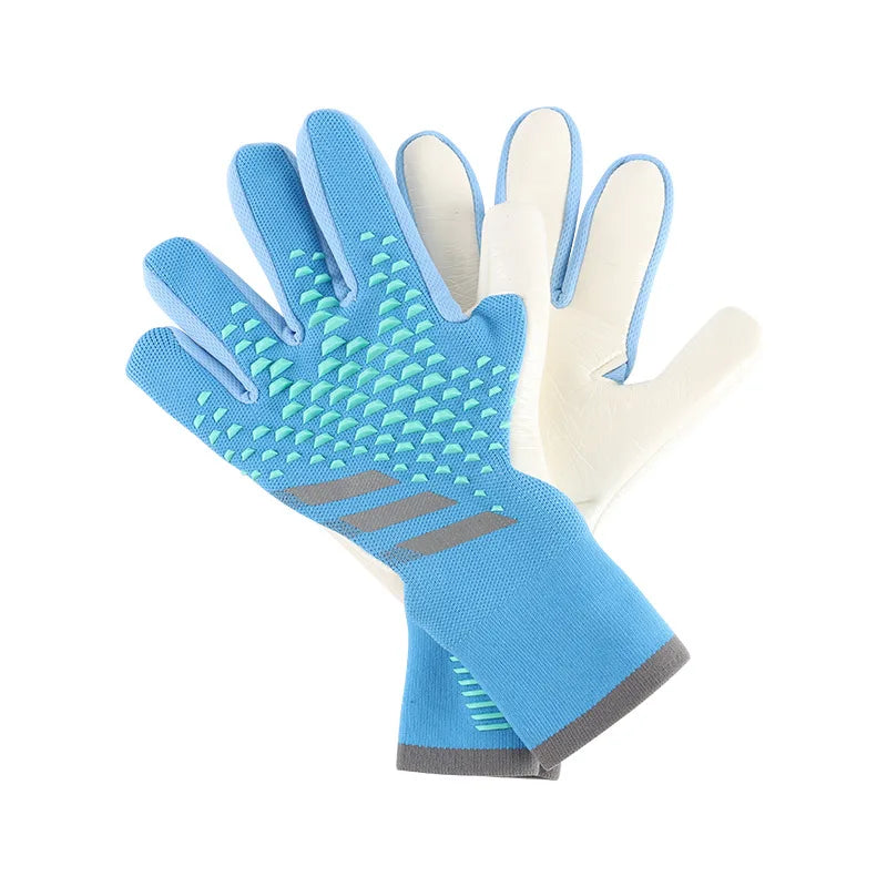 Football Goalkeeper Gloves Thickened Latex Anti-Slip Abrasion Resistant Finger Protection for Children Adult Soccer Sport Gloves