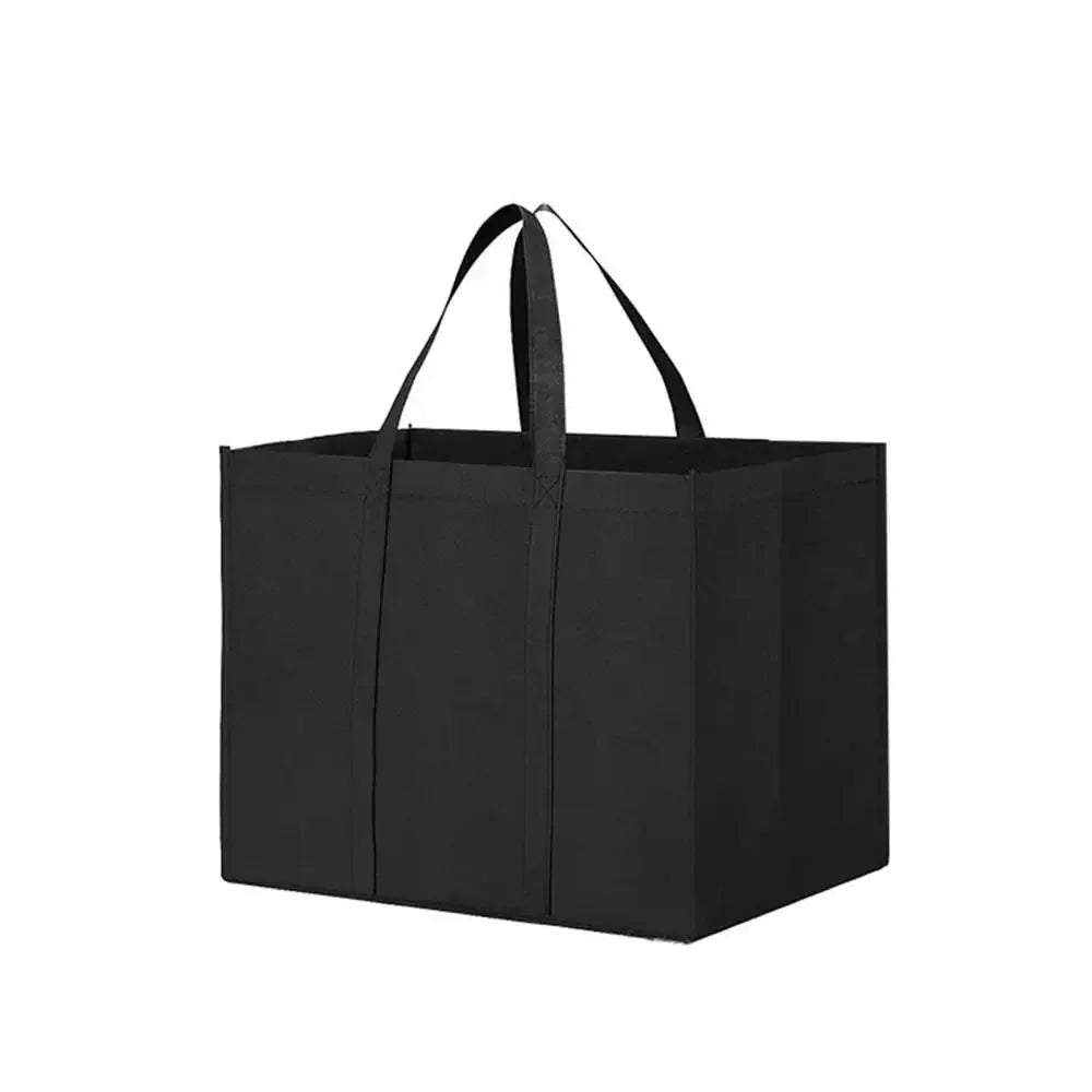 Reusable Shopping Bags For Women Portable Foldable Eco-Friendly Grocery Heavy Duty Handbag Simple Large Capacity Tote Bag