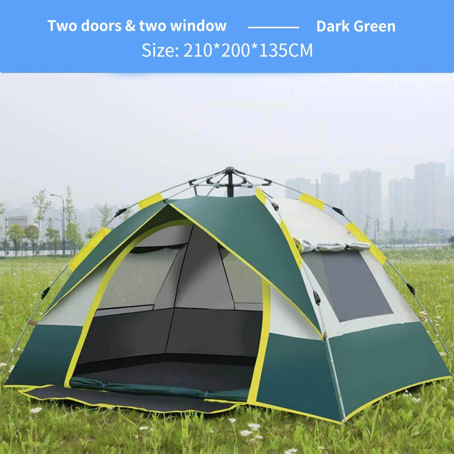 Instant Tent,Instant Pop Up Tents,Easy and Quick Setup Camping Tent,Windproof Waterproof with Rainfly for Outdoor Camping/Hiking