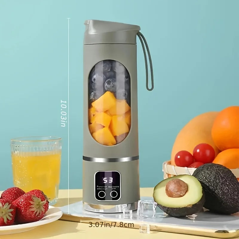 Electric Juicer Cup 12 Blades Milkshake Machine USB Portable Fruit Milk Mixing Tool Mini Fresh Juice Portable Blender For Home