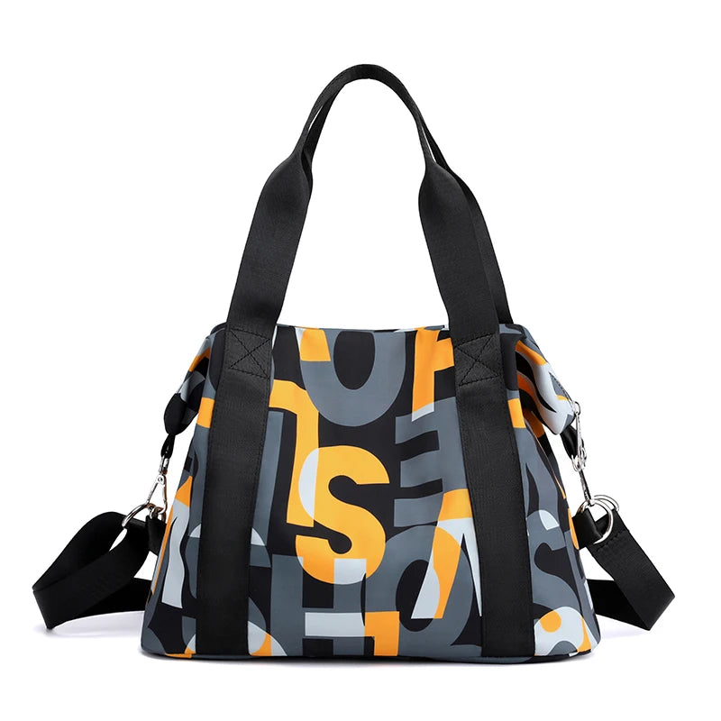 Women's Top-handle Bag Messenger Bags Waterproof Nylon Shoulder Totes High Quality Large Handbag Female Travel Crossbody Bags