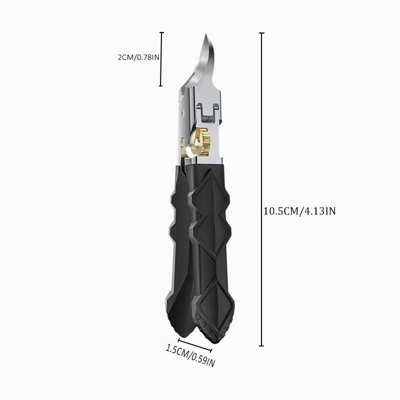 Nail clippers, ultra-sharp slanted nail clippers, household nail clippers for thick nails and hangnails, large nail clippers