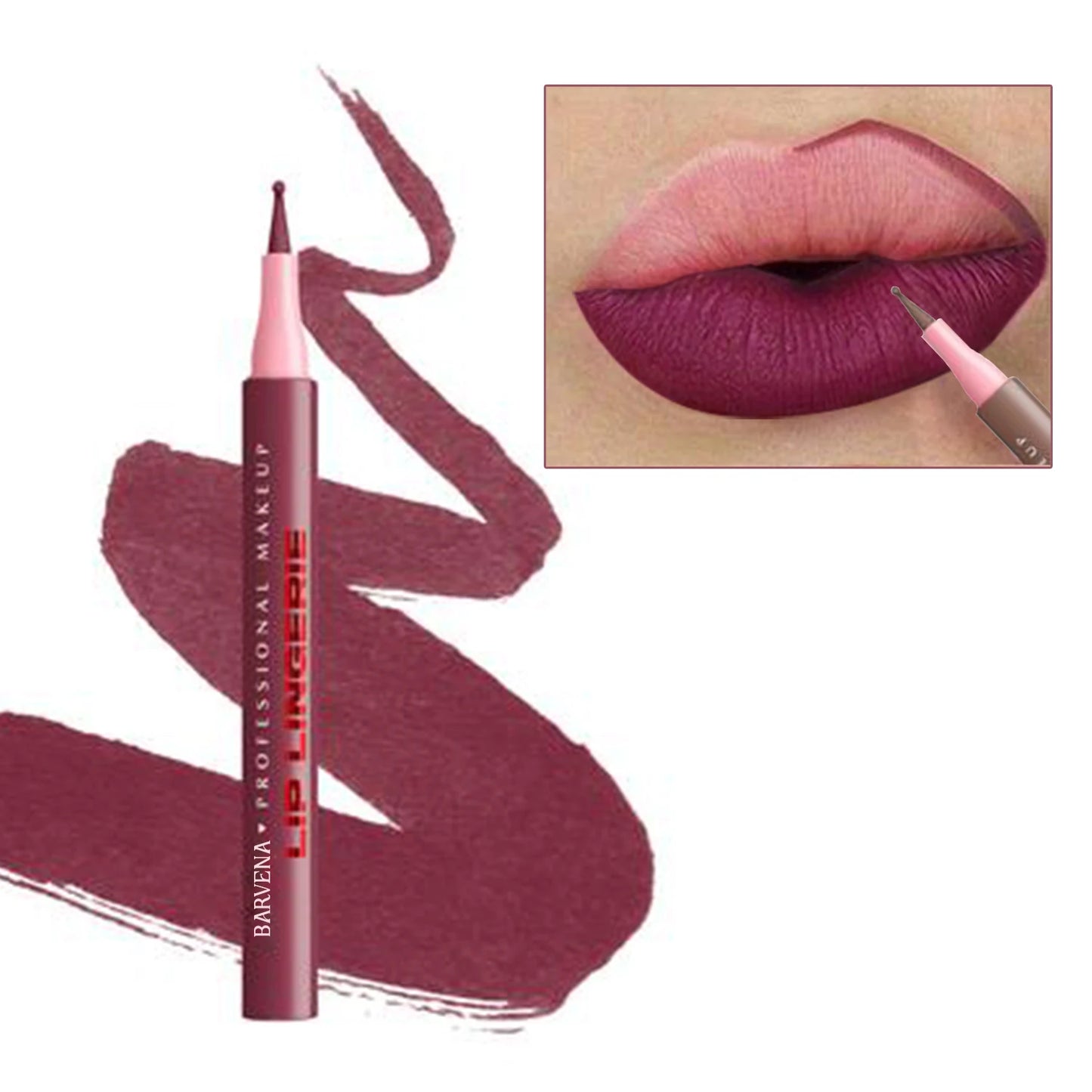 12 color matte lipliner lipstick lip pencil long-lasting waterproof, sweat proof, non dry cosmetics women's cosmetic pen