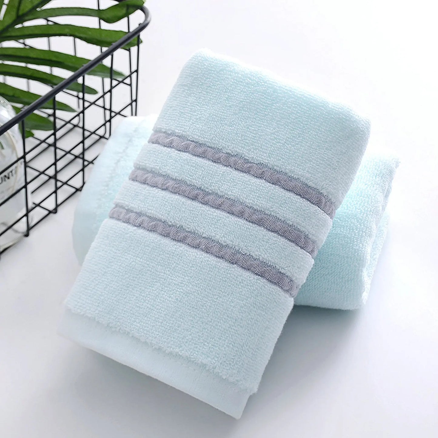 towel 100% Cotton Premium Bath Towel Set Lightweight and Highly Absorbent Quick Drying Thicken Soft Face towel