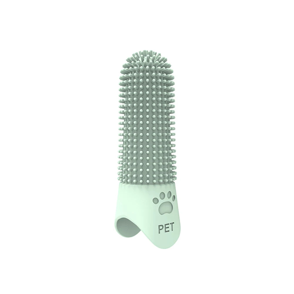 Pet Silicone Teeth Cleaning Fingertips For Cats And Dogs Cleaning And Removing Tartar And Stones Pet Toothbrushes