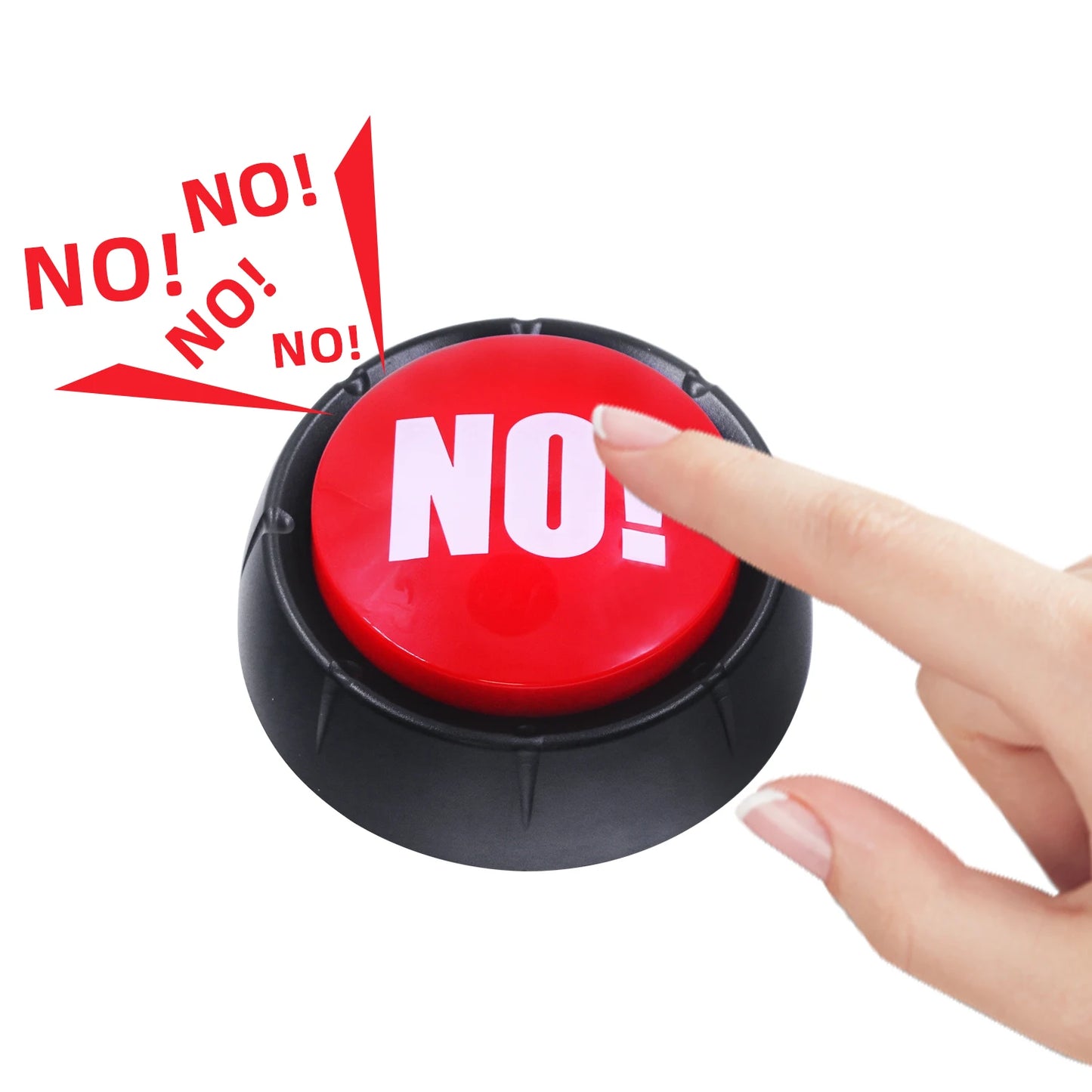 Pet communication YES NO sound button Squeezing prank toy electronic sound button
