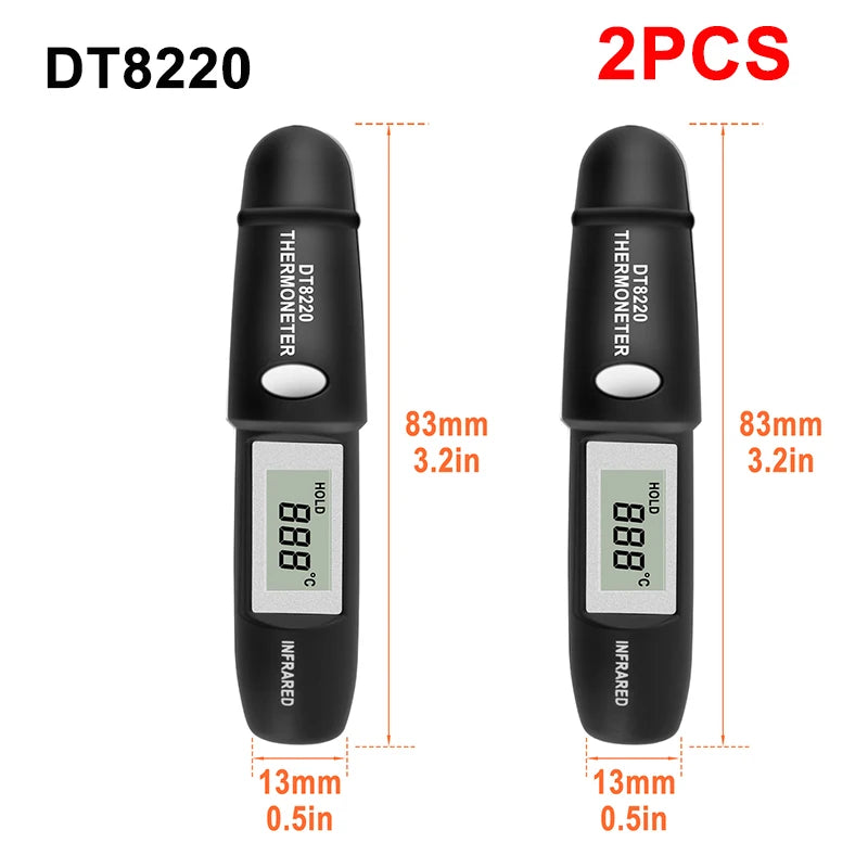 Mini Infrared Thermometer Pen Type Non-contact Pyrometer -50~220℃ Laser Temperature Sensor LCD outdoor Home Digital Thermometer