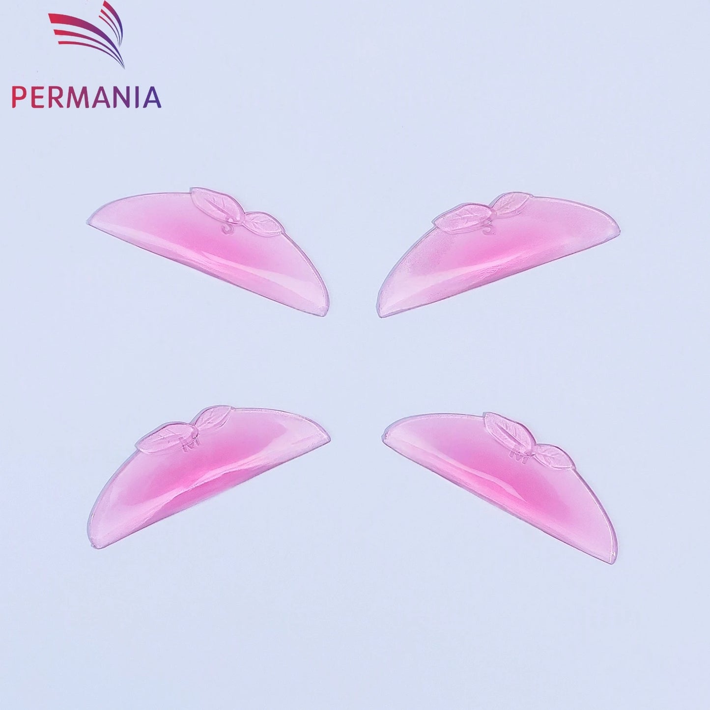 PERMANIA 2 Pairs C Curl Silicone Eyelash Perm Pads Sticky Lashes Rod Shield Lifting 3D Eyelash Curler Accessories Makeup Tool