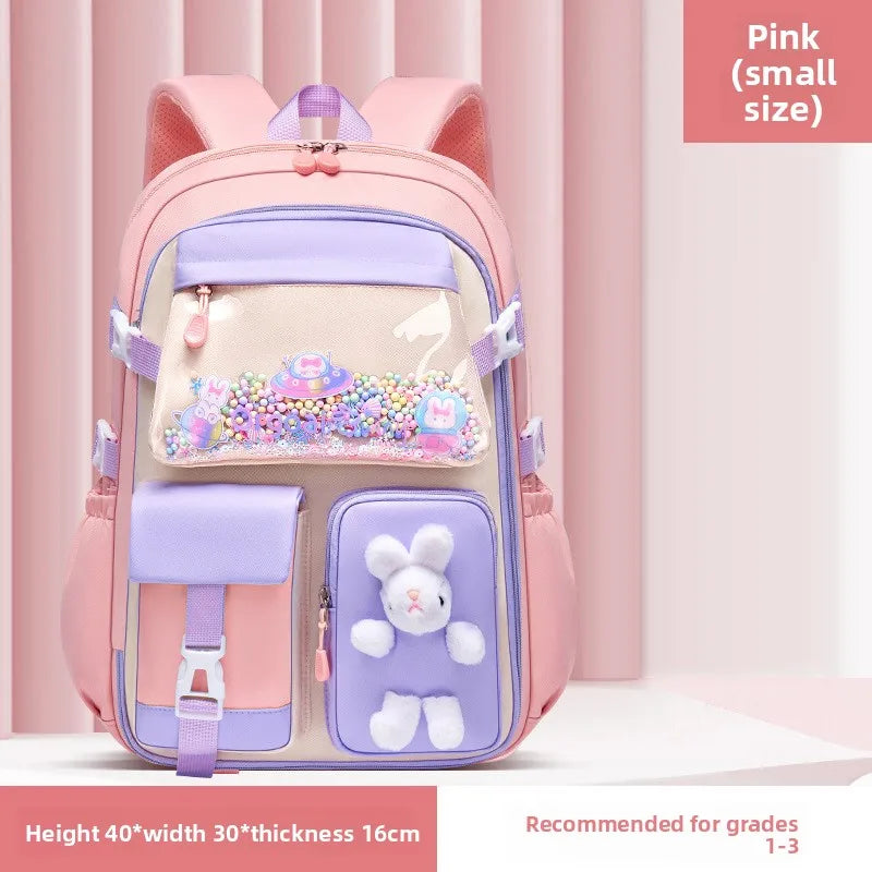 2026 Primary School Girls' Schoolbag Kawaii Lightweight Children's Bag Waterproof Bags Colorful Travel Backpack Mochilas Gifts