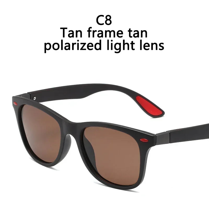 Polarized Classic Sunglasses Men Women Brand Design Driving Square Frame Sun Glasses Male Goggle UV400 Gafas De Sol