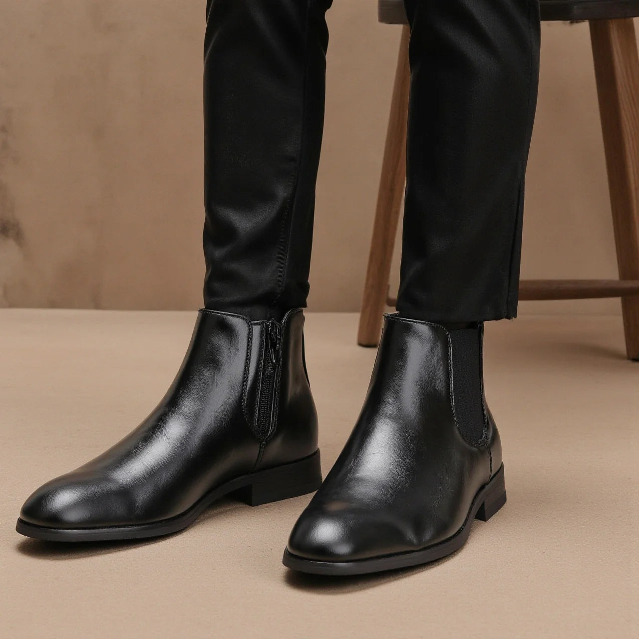 Boots Men Casual Brand Comfortable 2026 Fashion Boots Leather