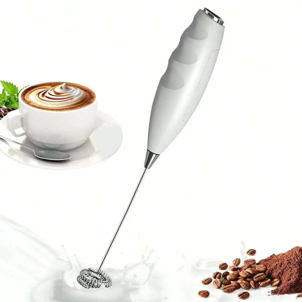 Hand blender Electric whisk blender and milk frother for coffee, milk, oatmeal, and eggs. Saves time and effort