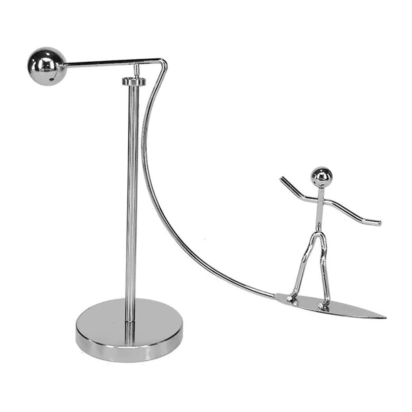 Ferris Wheel Perpetual Motion Apparatus Creative Rotating Simple Newton Pendulum Ball Physical Magnetic Balance Wobbler Gifts