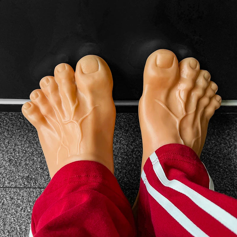 Funny Slippers Man Women Footwear Shoes For Men Sandals Male House Shoes Beach Slippers Uniex Slippers Bigfoot Amazing Sandals