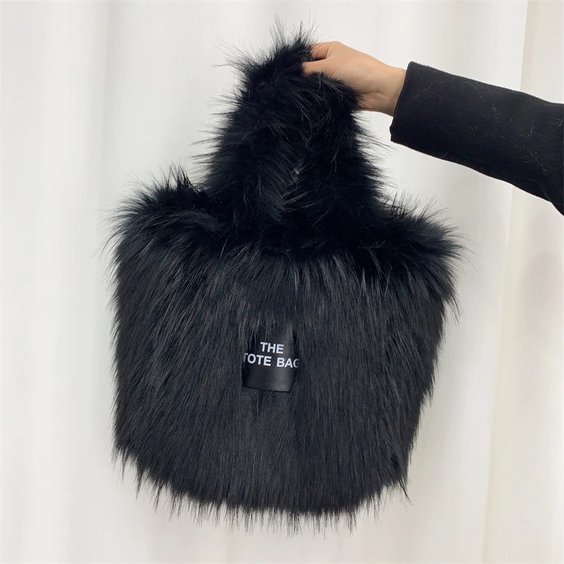 Large The Tote Bags for Women Winter Fashion New Shoulder Messenger Bag Female Designer Brand Sling Cross Handbags High Quality