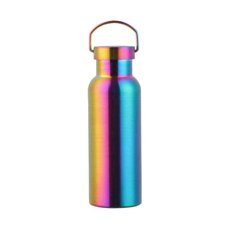 500ML Stainless Steel Insulated Water Bottle For Tour Outdoor Sport School Keep Cool Gym Water Bottle High Quality Drinkware