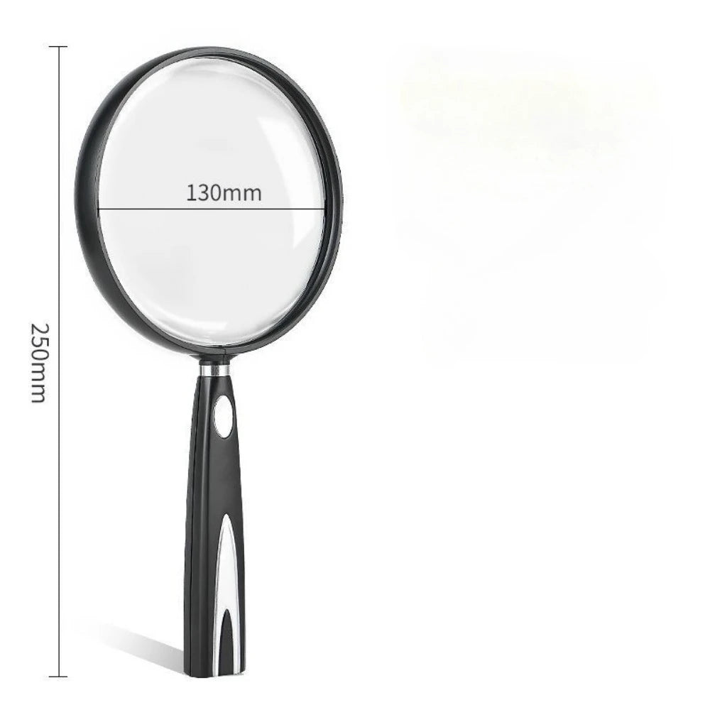 Magnifying Glass for The Elderly, High-definition, High-power, Extra-large Field of View, Hand-held