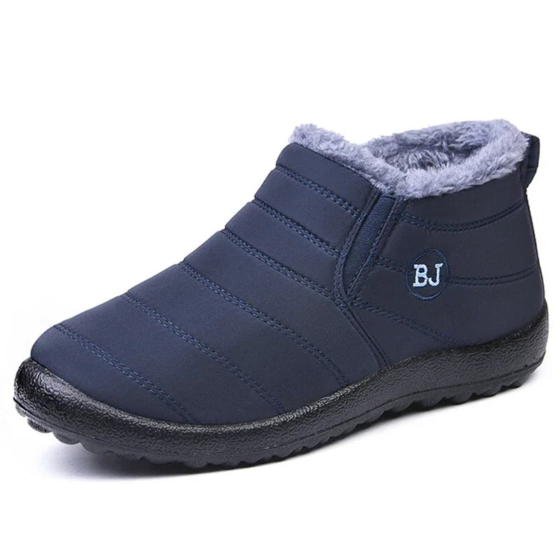 Fashion Men's Snow Boots Ankle High Keep Warm Shoes for Cold Winter Waterproof Outdoor Snow Comfortable Men's Work Boots 2026