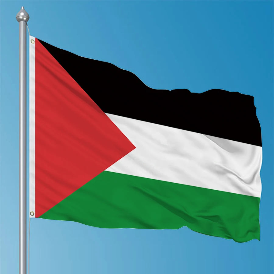 Palestine Flag Hanging High Quality Polyester Gaza Palestinian Flags For Decoration National Art Tapestry Banner Gift