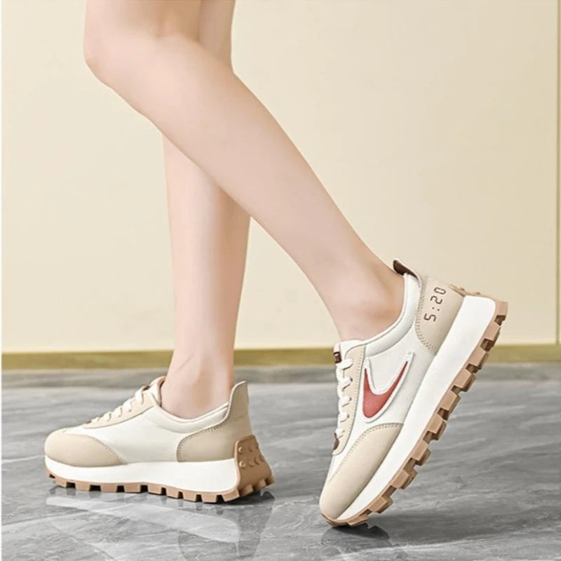 Women Sneakers New Spring Autumn Brand Luxury Vulcanize Shoes Casual Footwear Zapatillas Mujer Light Flat Breathable Shoes
