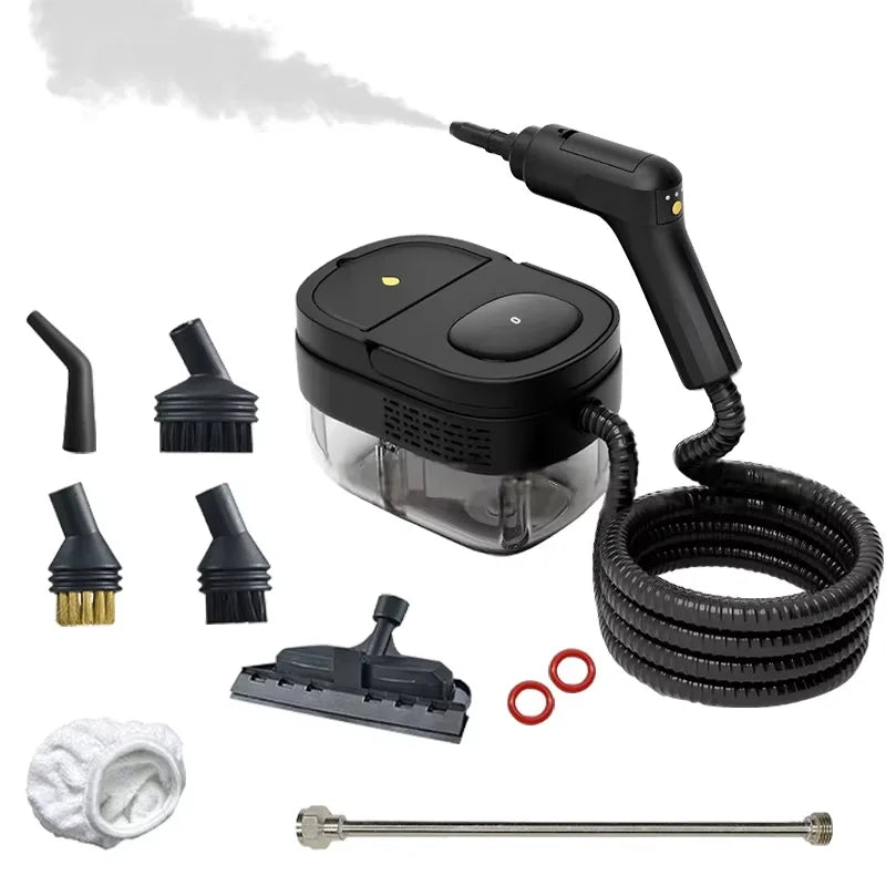 HOMEFISH 2500W Handhled Steam Cleaner High Pressure and Temperature For Household Kitchen Hood Car Smart Jet Washer