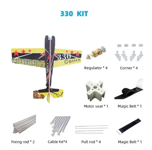 3D Mercury Fixed-wing Aerobatic Magic Board Plane Rc Airplane Take Your RC Flying To The Next Level KIT DIY Remote Control Plane