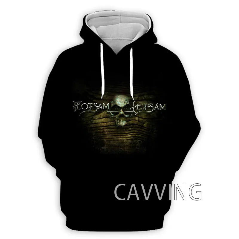 New Fashion Women/Men's 3D Print Flotsam and Jetsam Rock Hoodies Hooded Sweatshirts Harajuku Hoodie Sweatshirts Tops Clothing