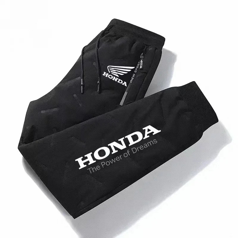 Honda Men's Winter Pants Zipper Pocket Waterproof Casual Pants Wool Lined Men's Pants Climate Pants Winter Pants Men's Waterproo