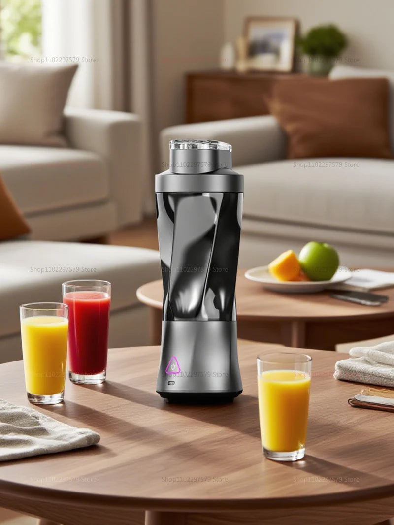 Portable Electric Blender Juicer USB Rechargeable Mini Smoothie Maker Multifunction Fruit Blender For Home Office Travel Usage