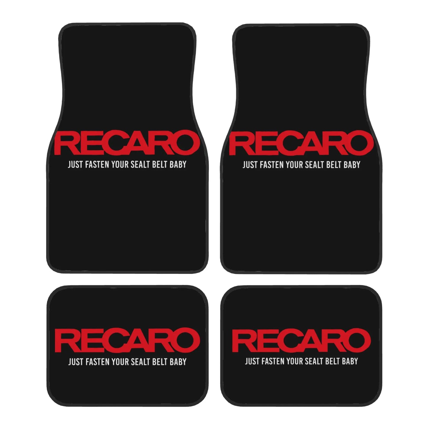 Crystal Velvet Car Floor Mats 4 Pcs Non-Slip Carpets Rugs Recaros Universal Car Front Rear Carpets Foot Mats