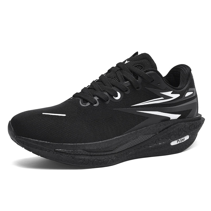 Running shoes for Outdoor use, Fashionable for Both Men and Women, Comfortable and Breathable sports and Casual shoes. black 10
