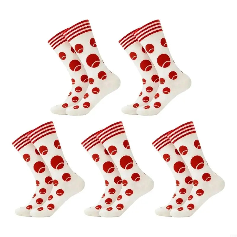 5 Pair Practical Breathable Sock Football Stockings Suitable for Reduce Fatigue and Improve Athletic Performances 69HD