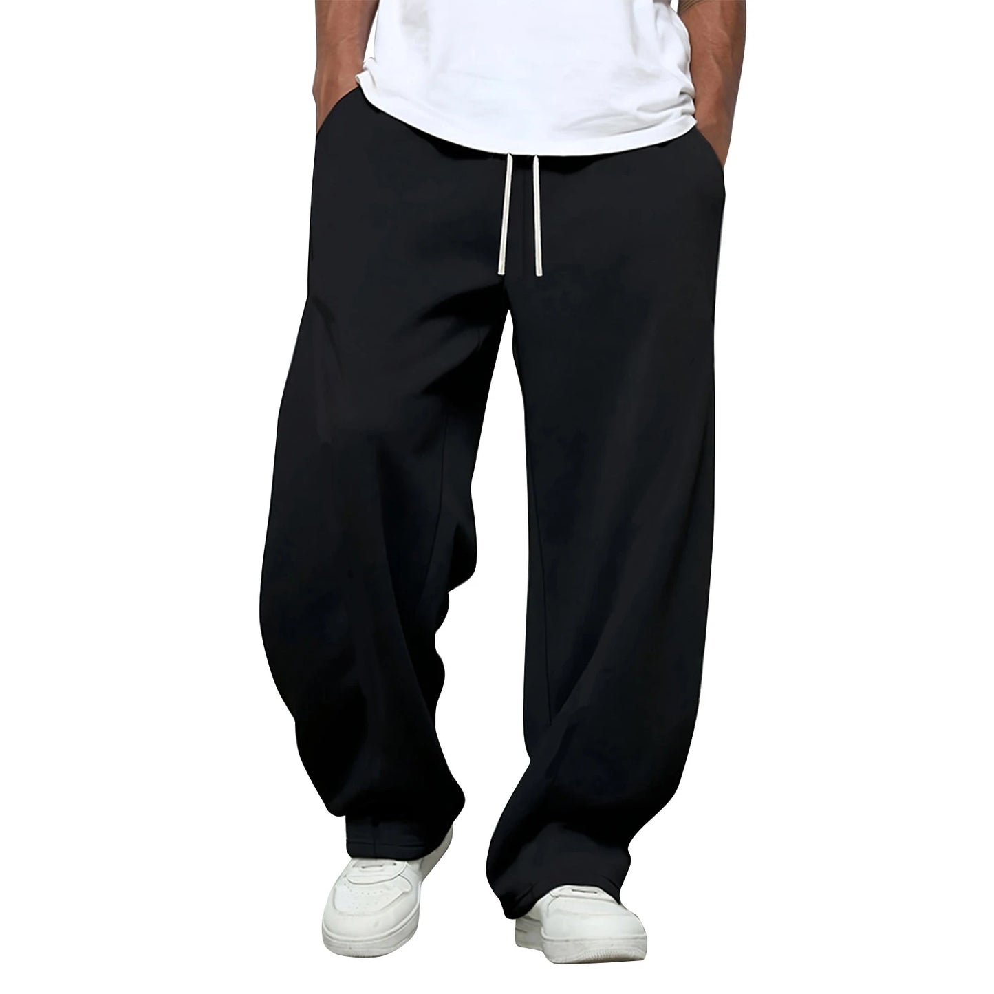 New Korean style Sweatpants Sport Pants Men Running Pants Spring Summer Loose Casual Sweat Pants Straight Jogging Pants Men