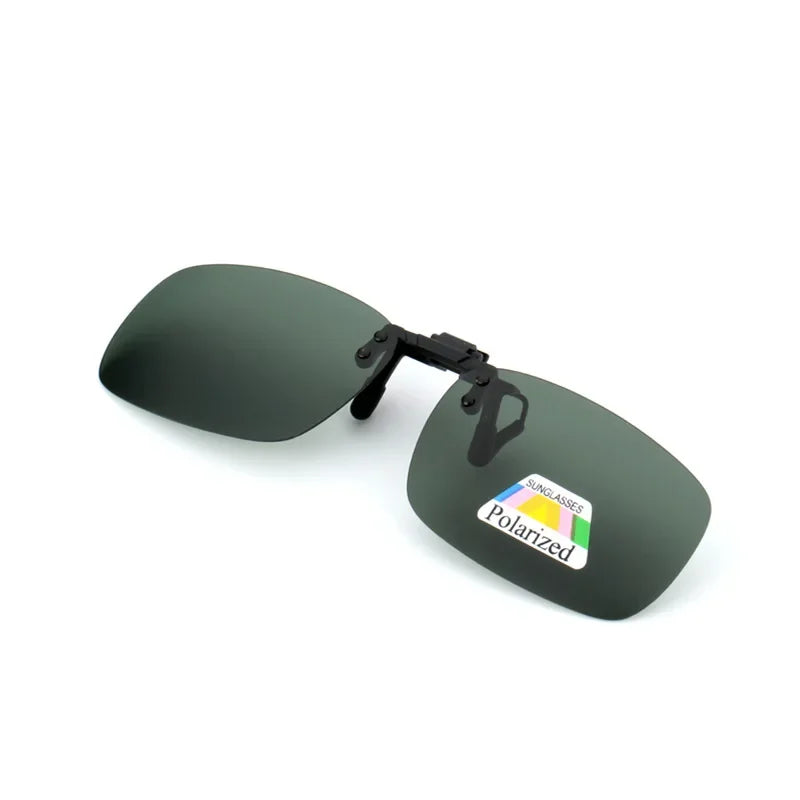 Polarized Sunglasses Clip Drive Sun Spectacles Yellow Night Vision Glasses Night Resin Lens Driving Eyeglasses